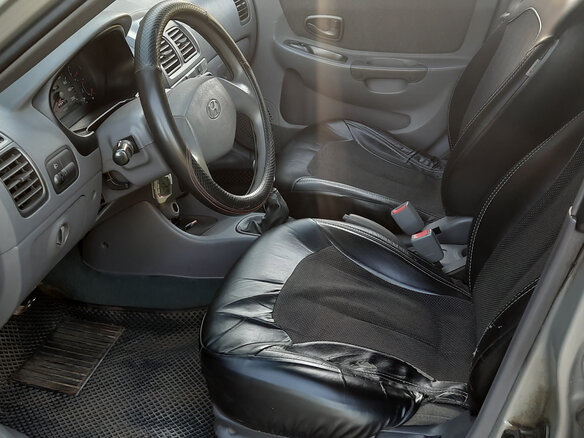 2008 Hyundai Accent ТагАЗ II, бежевый, 435000 рублей - вид 4