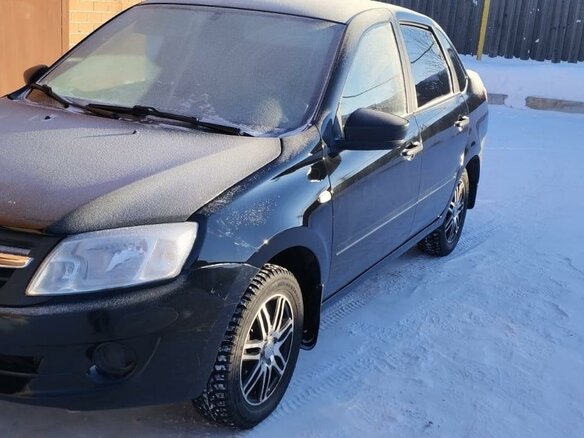2018 Lada (ВАЗ) Granta I Рестайлинг, чёрный, 620000 рублей