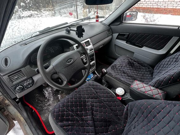 2007 Lada (ВАЗ) Priora I, серый, 280000 рублей - вид 3