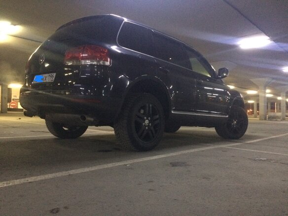 2006 Volkswagen Touareg I, чёрный - вид 3