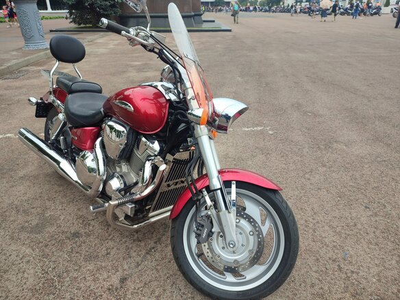 2003 Honda VTX 1800, красный, 670000 рублей - вид 10