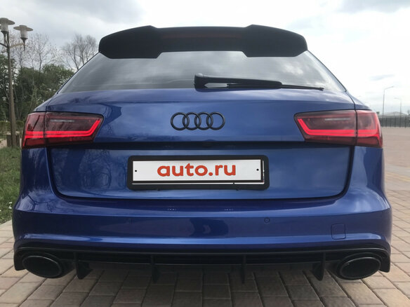 2016 Audi RS 6 performance III (C7) Рестайлинг, синий - вид 4
