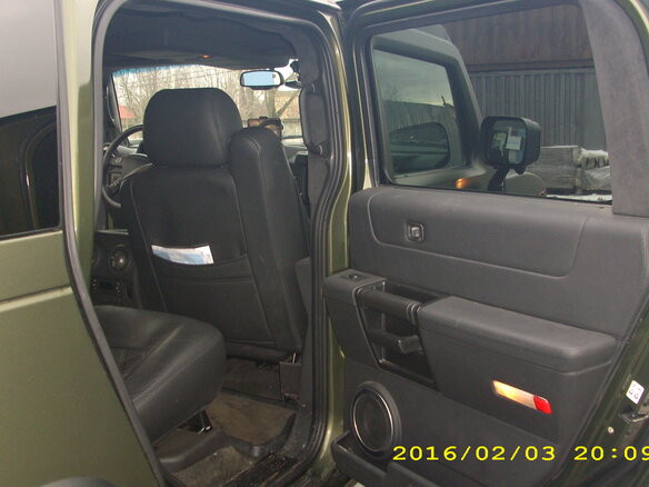 2003 Hummer H2 I, зелёный - вид 9
