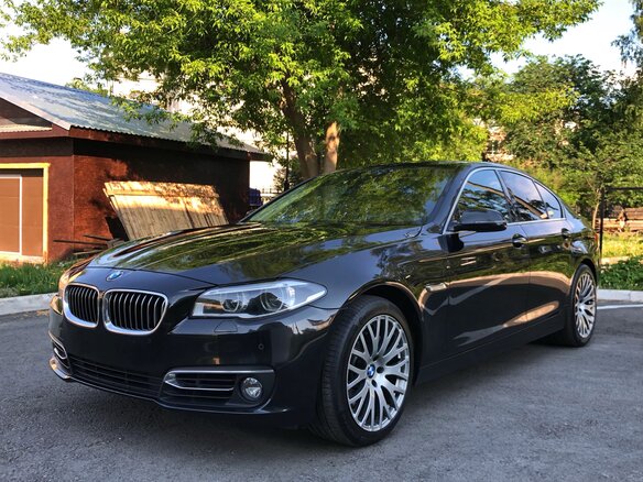 2016 BMW 5 серии 530d xDrive VI (F10/F11/F07) Рестайлинг, чёрный, 2950000 рублей
