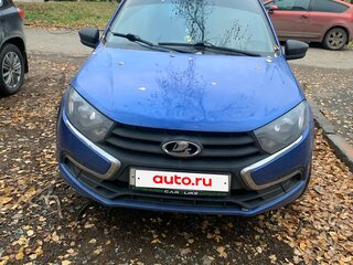 2019 Lada (ВАЗ) Granta I Рестайлинг, синий, 385000 рублей, вид 1