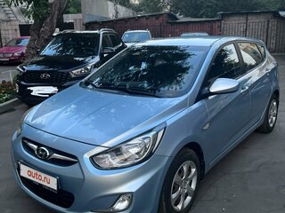 2011 Hyundai Solaris I, голубой, 799000 рублей, вид 1