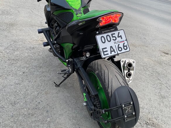 2012 Kawasaki Z 800, зелёный, 700000 рублей - вид 8