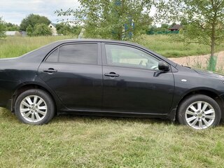 2008 Toyota Corolla X (E140, E150), чёрный, 750000 рублей, вид 4