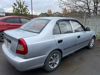 2008 Hyundai Accent ТагАЗ II, серебристый, 530000 рублей, вид 5