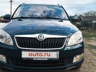 2012 Skoda Fabia II Рестайлинг, синий, 860000 рублей, вид 1