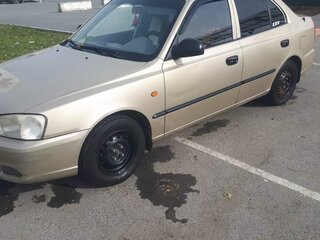 2006 Hyundai Accent ТагАЗ II, бежевый, 310000 рублей, вид 4
