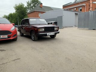 2008 Lada (ВАЗ) 2107, пурпурный, 385000 рублей, вид 1