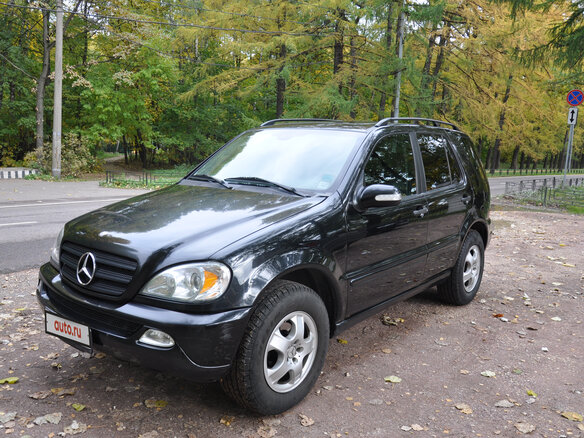 2002 Mercedes-Benz M-Класс 320 I (W163) Рестайлинг, чёрный