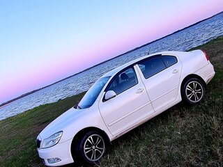 2010 Skoda Octavia II (A5) Рестайлинг, белый, 700000 рублей, вид 4