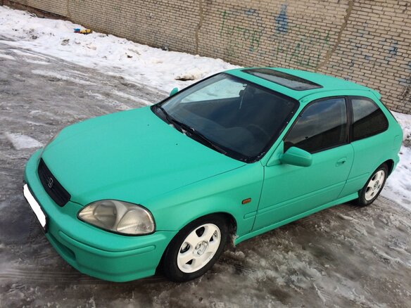 1997 Honda Civic, зелёный - вид 3