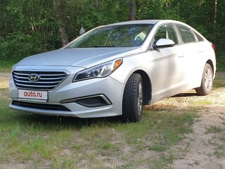 2016 Hyundai Sonata VII (LF), серебристый, 1700000 рублей, вид 2