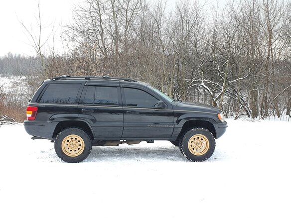 2000 Jeep Grand Cherokee II (WJ), чёрный - вид 2