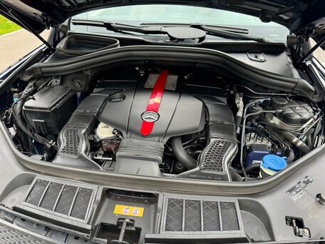 2016 Mercedes-Benz GLE 450 AMG I (W166), синий, 3700000 рублей, вид 5