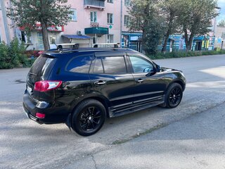 2008 Hyundai Santa Fe II, чёрный, 1080000 рублей, вид 4