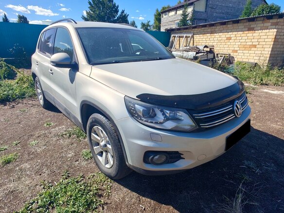 2012 Volkswagen Tiguan I Рестайлинг, жёлтый, 840000 рублей
