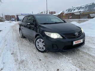 2010 Toyota Corolla X (E140, E150) Рестайлинг, чёрный, 1022000 рублей, вид 1