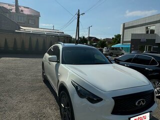 2013 Infiniti FX37 II (S51) Рестайлинг, белый, 2499000 рублей, вид 2