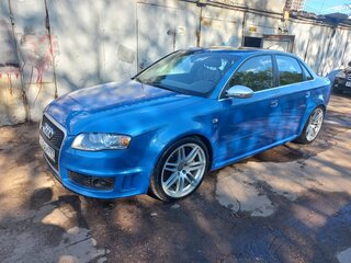 2006 Audi RS 4 II (B7), синий, 4500000 рублей, вид 1