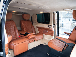 2020 Mercedes-Benz V-Класс Long 220 d длинный III (W447) Рестайлинг, чёрный, 5600000 рублей, вид 4