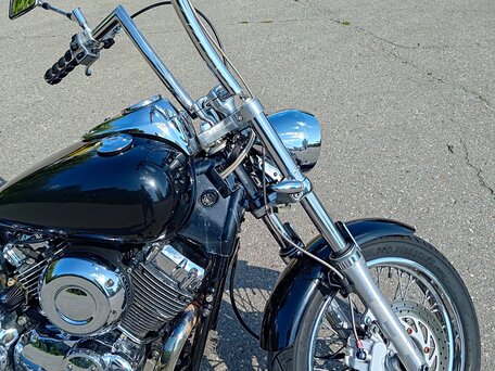 2004 Yamaha XVS650 Drag Star, чёрный, 480000 рублей, вид 5