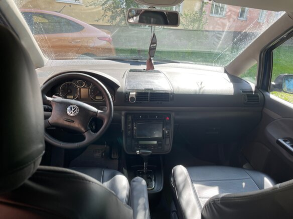 2002 Volkswagen Sharan I Рестайлинг, синий, 500000 рублей - вид 5