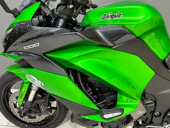 2017 Kawasaki Ninja 1000, зелёный, 950000 рублей - вид 15