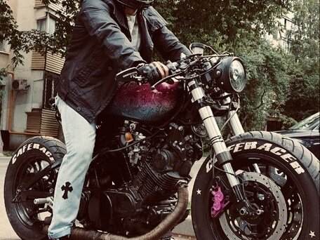 1982 Yamaha XV750 Virago, чёрный, 750000 рублей, вид 2
