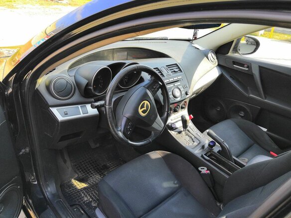 2010 Mazda 3 II (BL), чёрный, 890000 рублей - вид 8