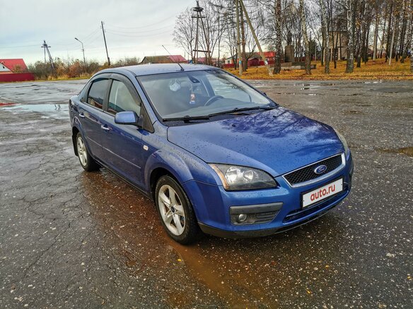 2008 Ford Focus II, синий - вид 1