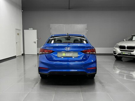 2017 Hyundai Solaris II, синий, 1145000 рублей, вид 4