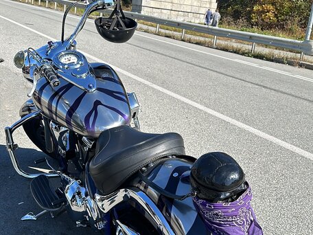 2005 Kawasaki VN2000 Vulcan, фиолетовый, 1100000 рублей, вид 1
