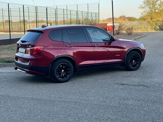 2011 BMW X3 28i xDrive II (F25), красный, 1150000 рублей, вид 4