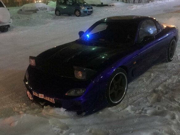 1992 Mazda RX-7 III (FD), фиолетовый - вид 4