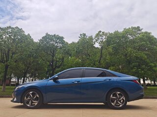 2023 Hyundai Elantra VII (CN7), синий, 1520000 рублей, вид 5