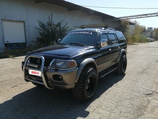 2001 Mitsubishi Pajero Sport I, синий, 750000 рублей, вид 1