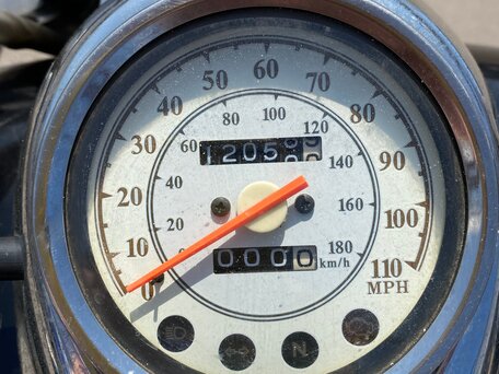 2005 Yamaha XVS650 Drag Star, красный, 450000 рублей, вид 5