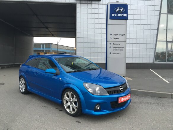 2007 Opel Astra OPC H, синий