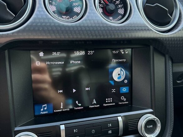 2019 Ford Mustang VI Рестайлинг, синий, 2650000 рублей - вид 9