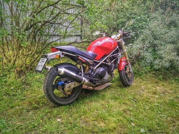 1999 Ducati Monster 900, красный