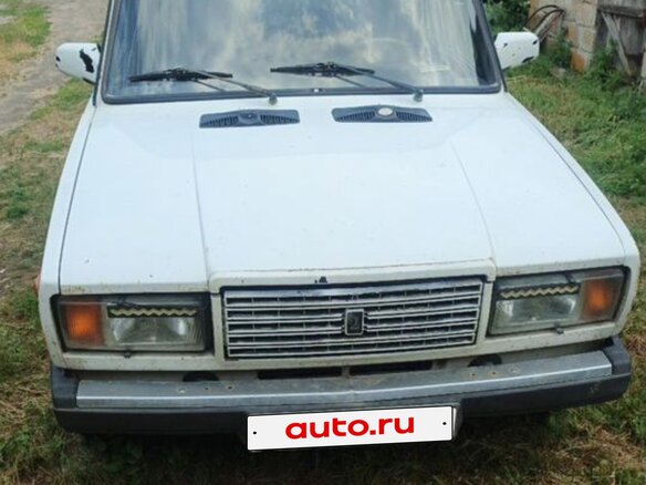 2004 Lada (ВАЗ) 2107, белый, 90000 рублей - вид 1