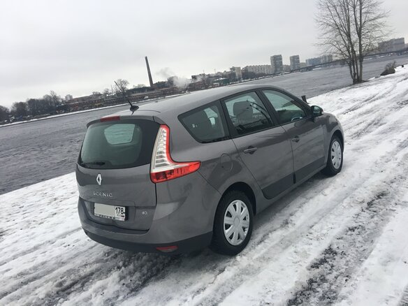 2009 Renault Scenic Grand III, серый - вид 5