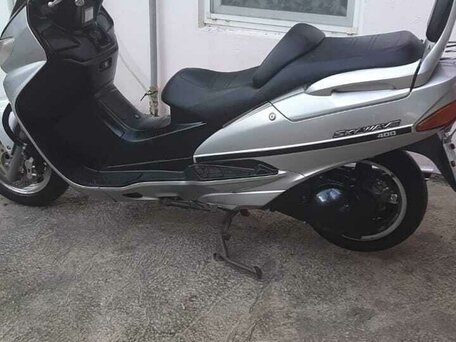 1998 Suzuki Burgman (SkyWave) 400, серебристый, 170000 рублей, вид 2