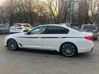 2019 BMW 5 серии 530d xDrive VII (G30/G31/G38), белый, 3800000 рублей, вид 5