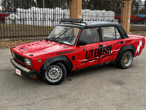 2008 Lada (ВАЗ) 2105, красный, 130000 рублей - вид 13