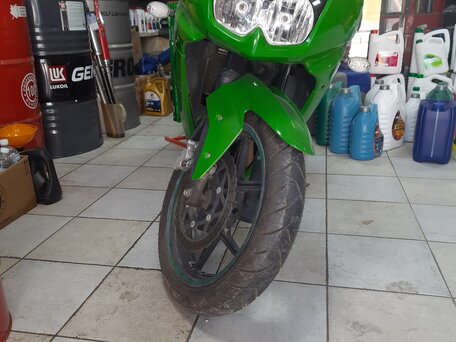 2008 Kawasaki Ninja 250R, зелёный, 280000 рублей, вид 2